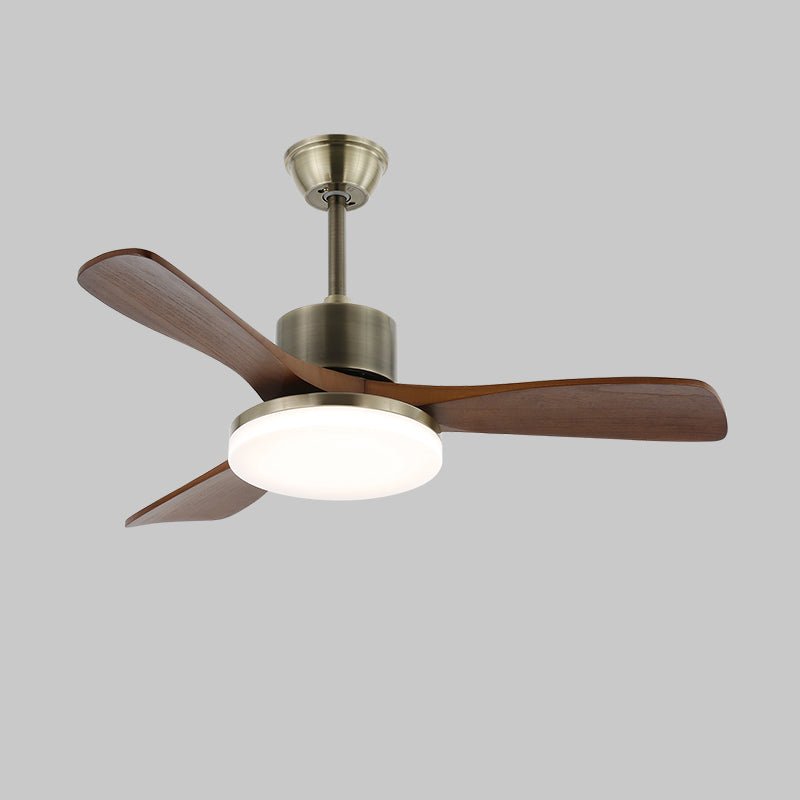 Zephyr Trä 42"/52" Takfläkt Lampa