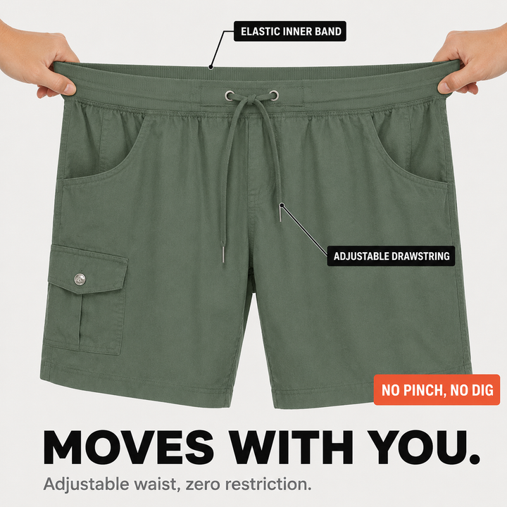 Breezora – Dam shorts cargo szybkoschnące