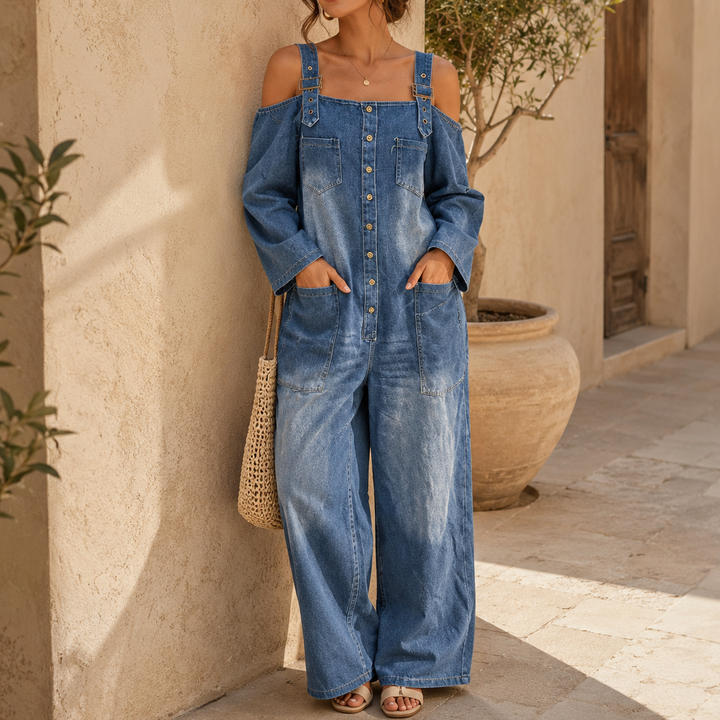 Wearbella – Ogrodniczki z vida ben i odkrytymi ramionami
