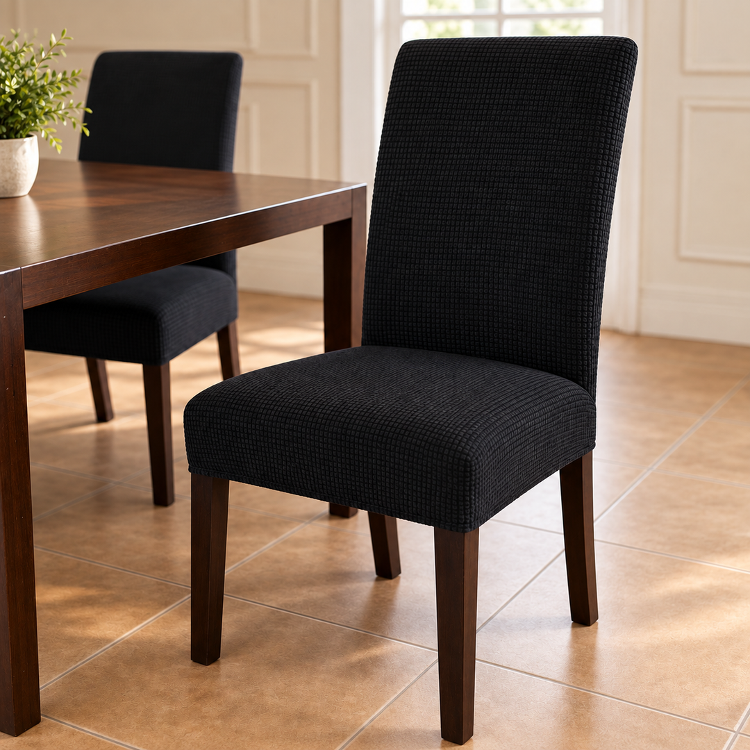 Chairloom – Stretchig överdrag på krzesło jadalniane
