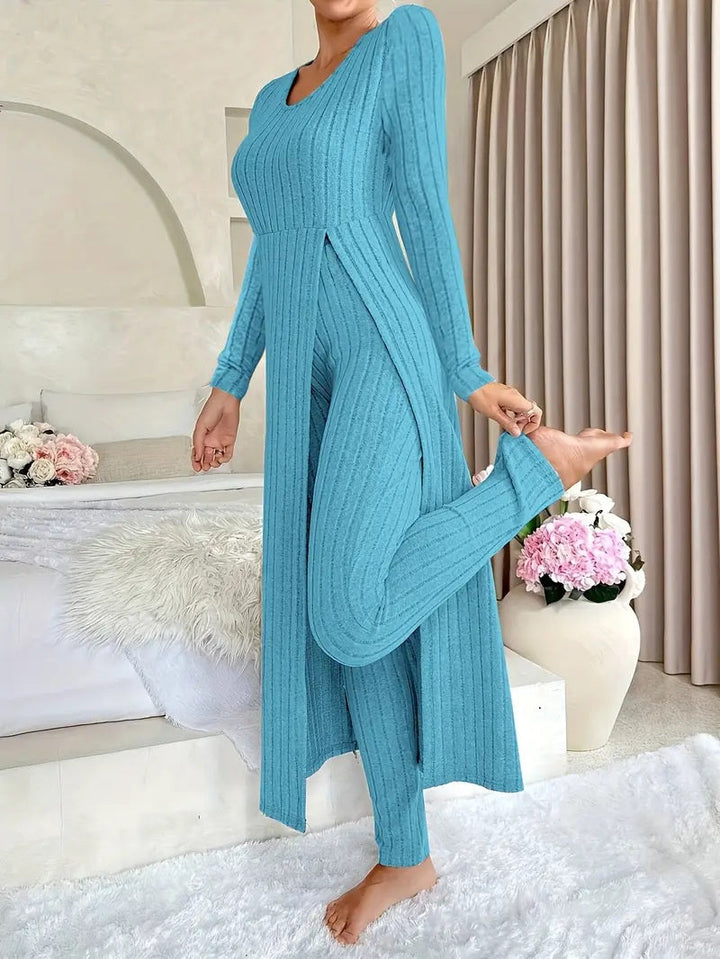 Wearbella – Set z Długim Topem i Slim Spodniami