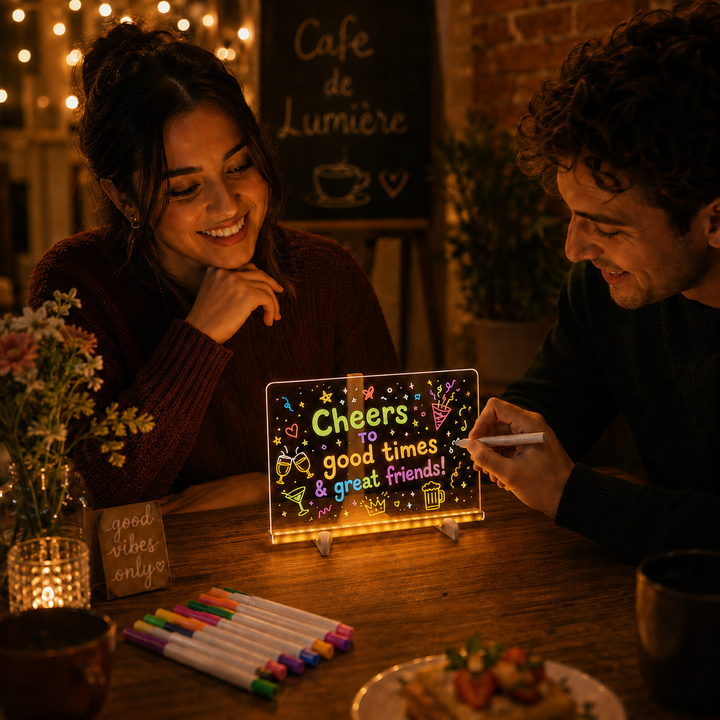 Lumidoodle – Podświetlana akrylowa tablica för rysowania LED