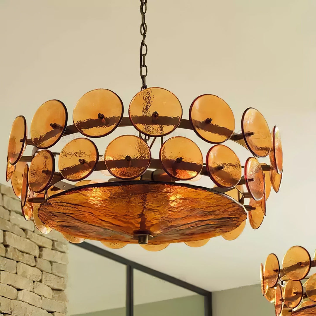 Solaris Disc Murano Kandelaber