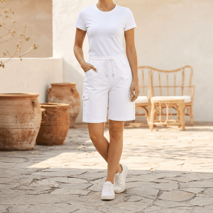 Bermuella – Dam shorts cargo szybkoschnące z 6 kieszeniami