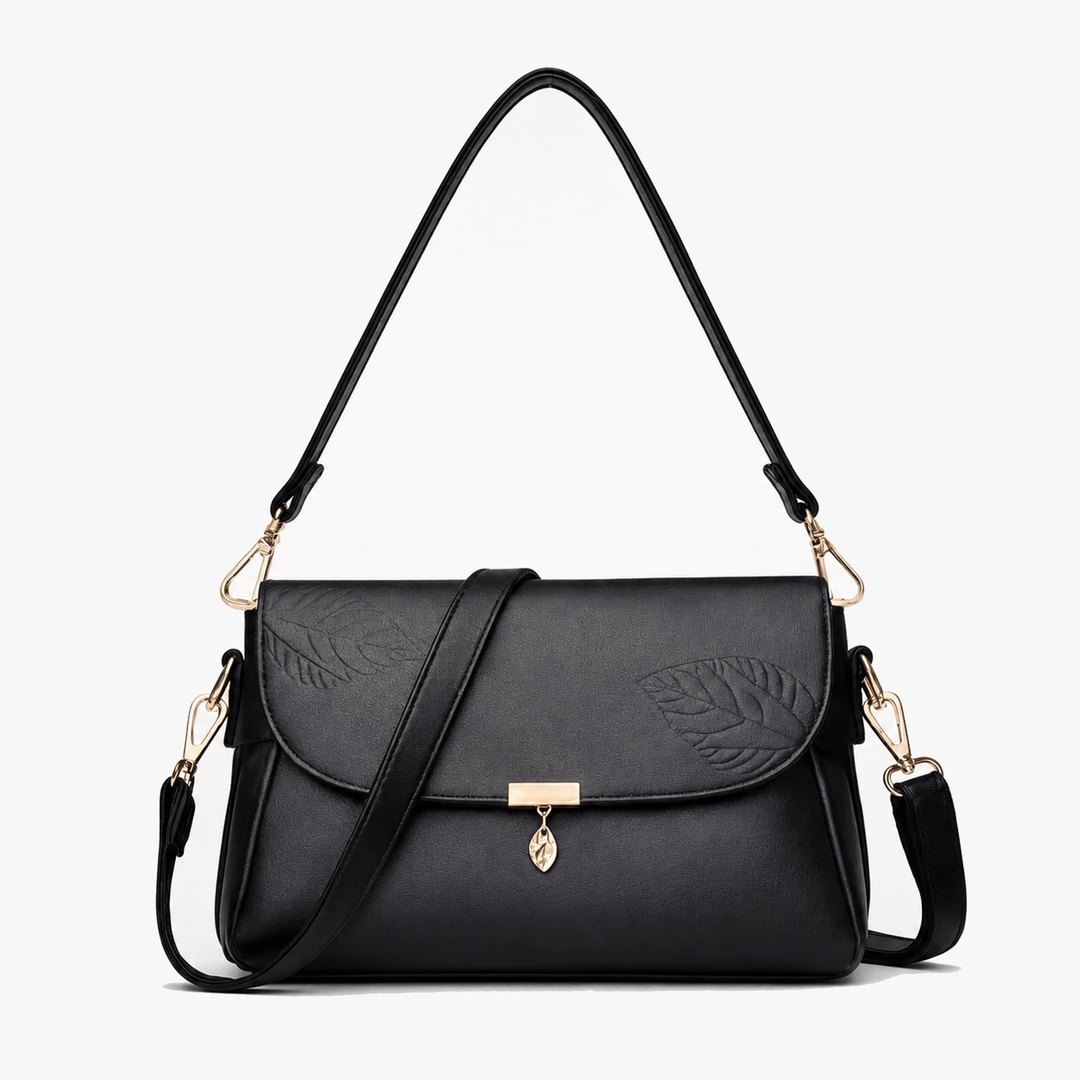 Leafara - Elegant Handväska Över axeln z Detalj Liścia