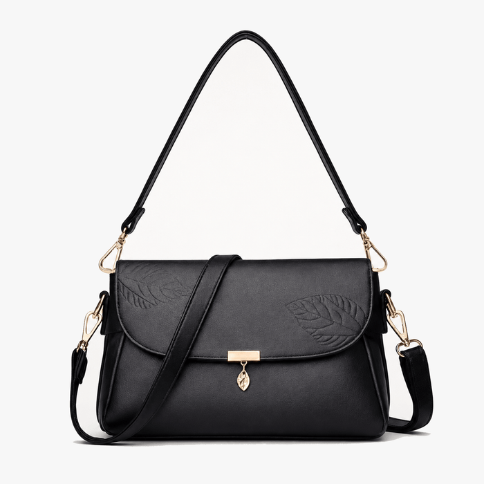 Leafara - Elegant Handväska Över axeln z Detalj Liścia