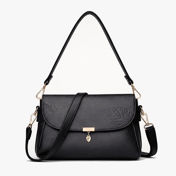 Leafara - Elegant Handväska Över axeln z Detalj Liścia