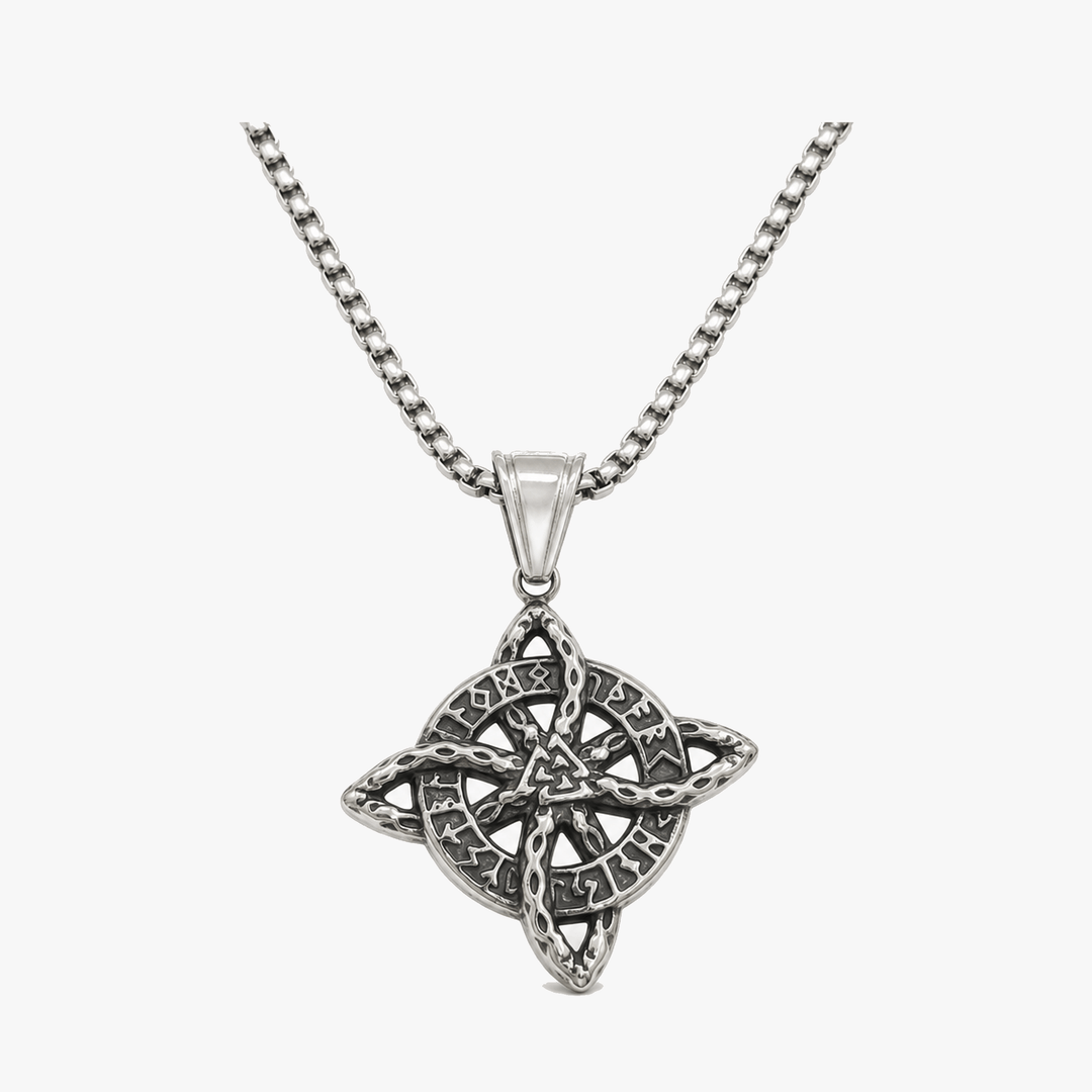Elowen – Halsband z Kristall Celtickim Węzłem