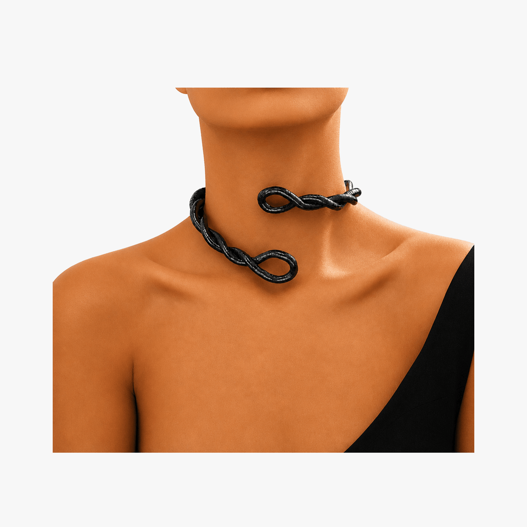 Serpina - Elastisk Halsband i Bransoletka i form av Węża