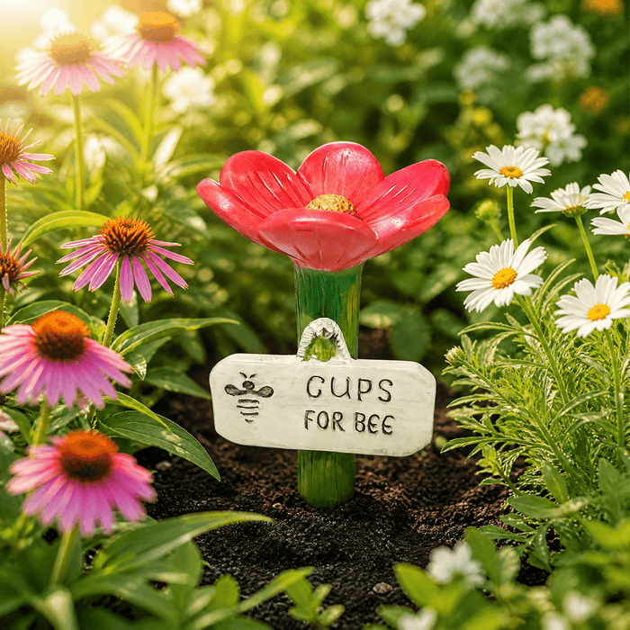 Bloomsip – Stacja för podlewania pszczół i form av kwiatu