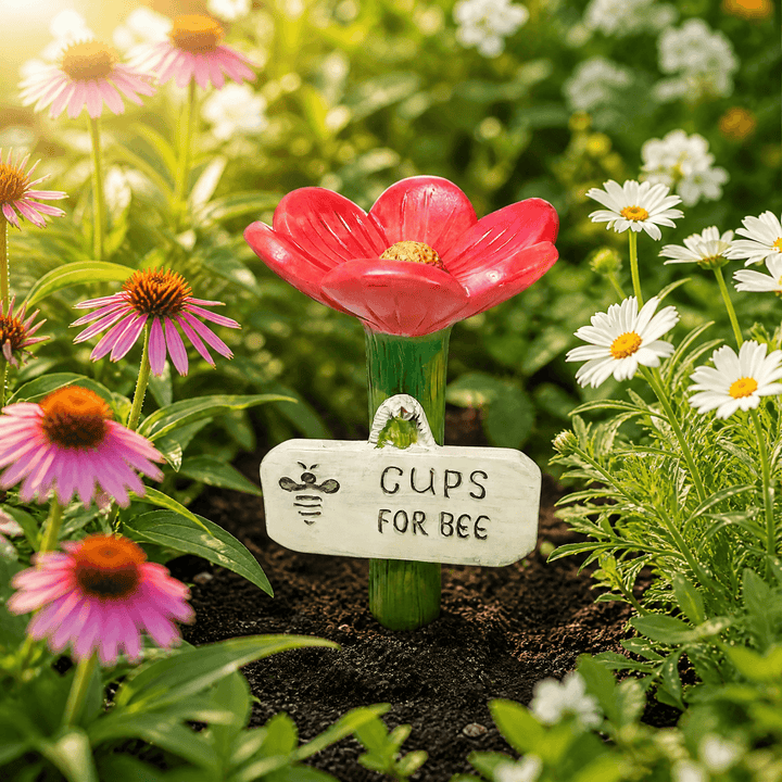 Bloomsip – Stacja för podlewania pszczół i form av kwiatu