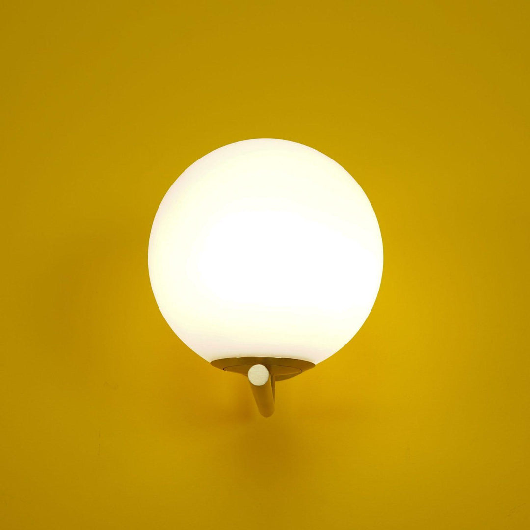 Blåst Glas Opal Glas Vägglampa
