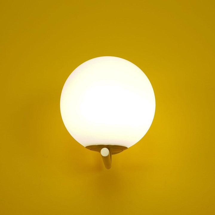 Blåst Glas Opal Glas Vägglampa