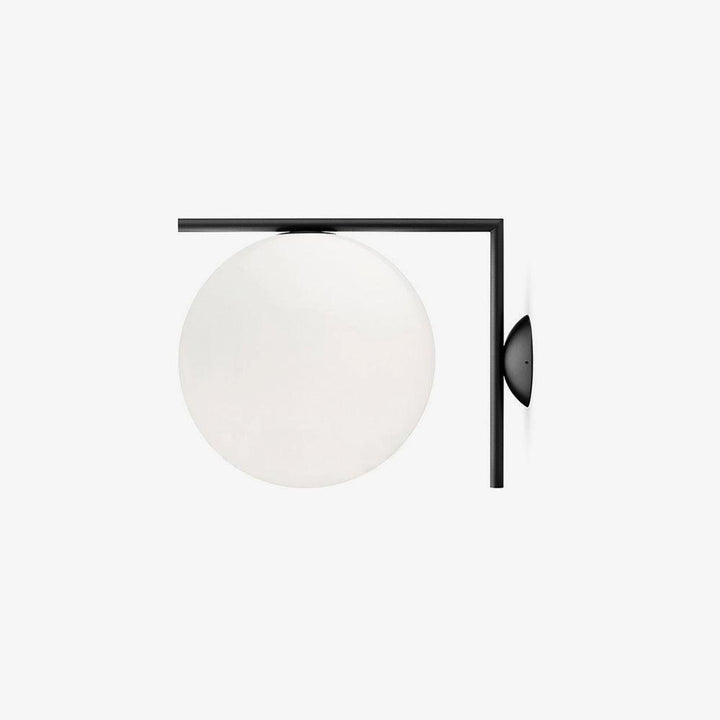 Blåst Glas Opal Glas Vägglampa