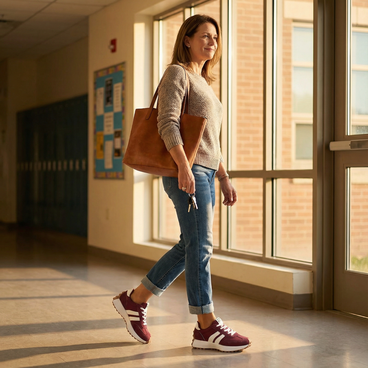 Velora - Retro mocka sneakers dla komfort hela dagen