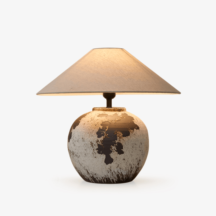 Prickig Glob Keramisk Bordslampa