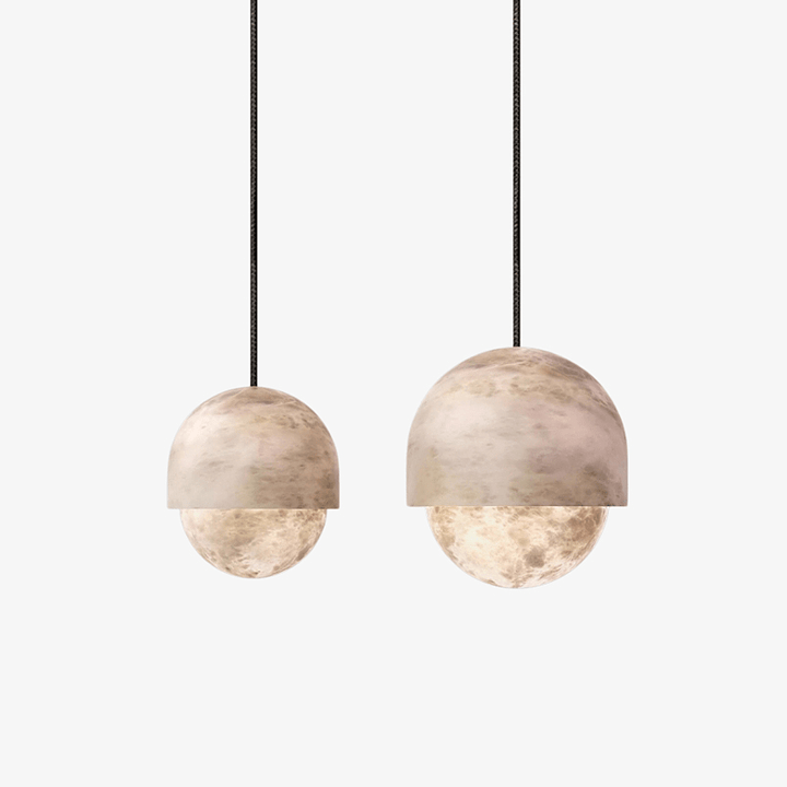 Lunar Dome Alabaster Hänglampa