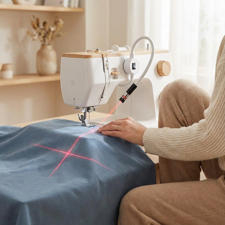 Stitchbeam - Magnetiskt Ljus Laser för Quiltingu