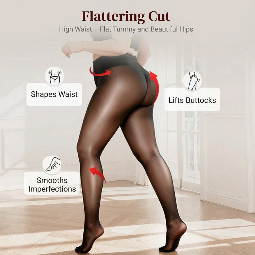 Silkara Tights Wysokie w Tasiemce