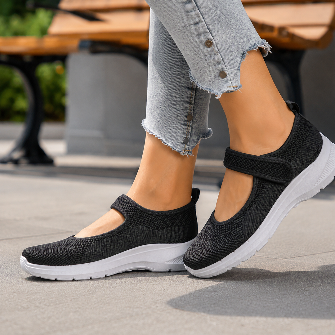 Elevana – Andningsbara sneakers z siateczki på regulowanym pasku