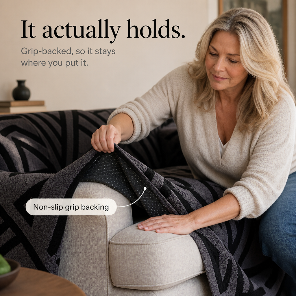Staycover – Överdrag på sofę z antypoślizgowym finish