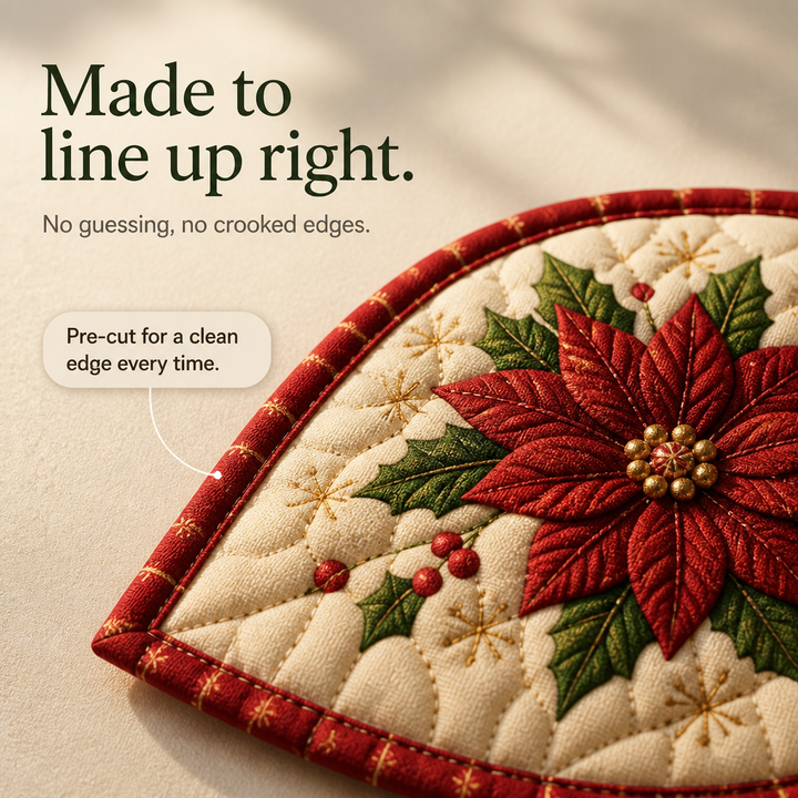 Set för szycia Stitchmas Bow – Zrób det sam Set för szycia ozdoby Mikołaja