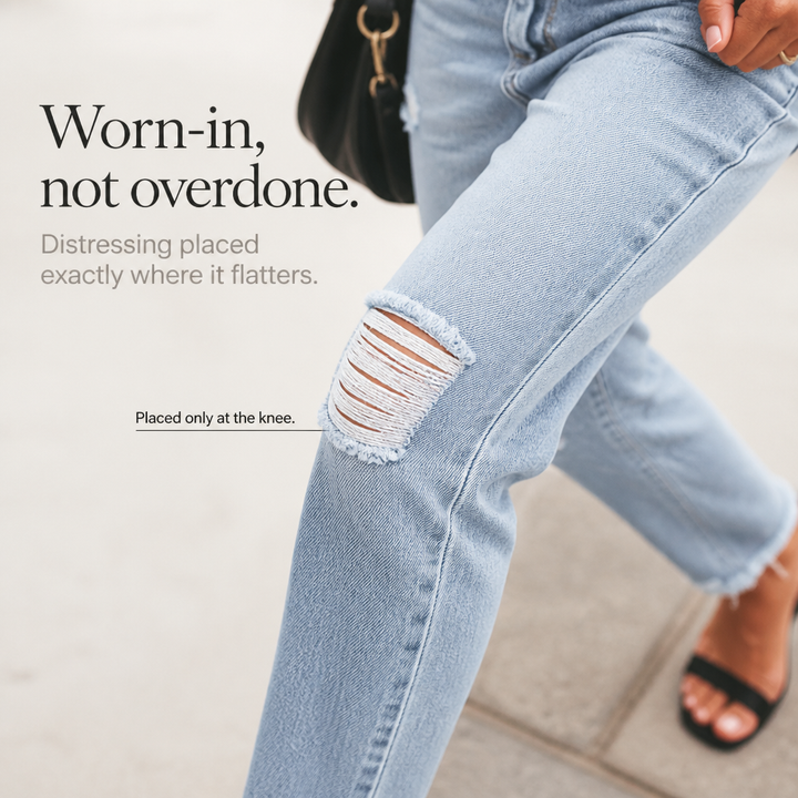 Riva – Zniszczone, Podarte Jeans