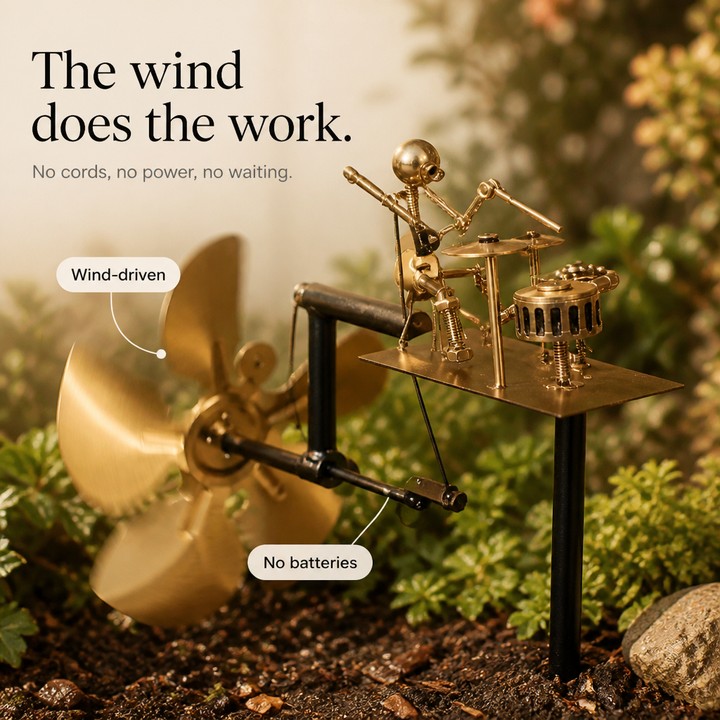 Windplayer – Metall Perkusista för Ogrodu