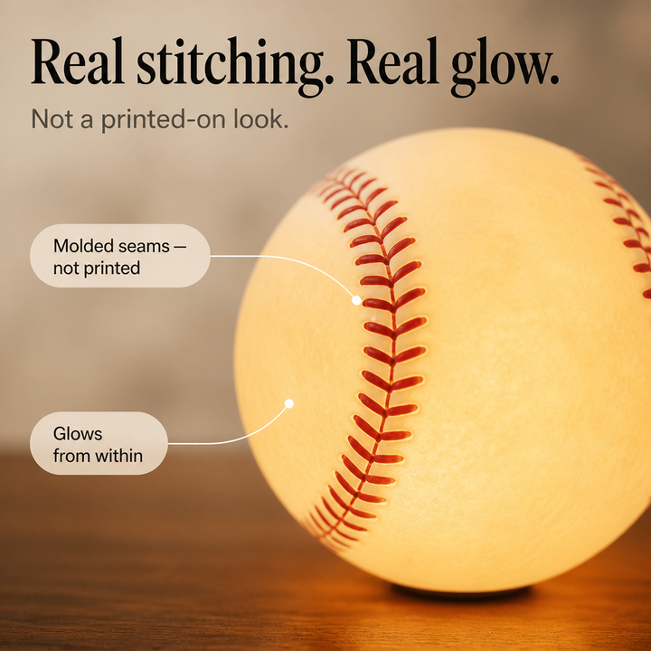 Home Plate Glow – Natt Lampa i form av Bazy Baseballowej