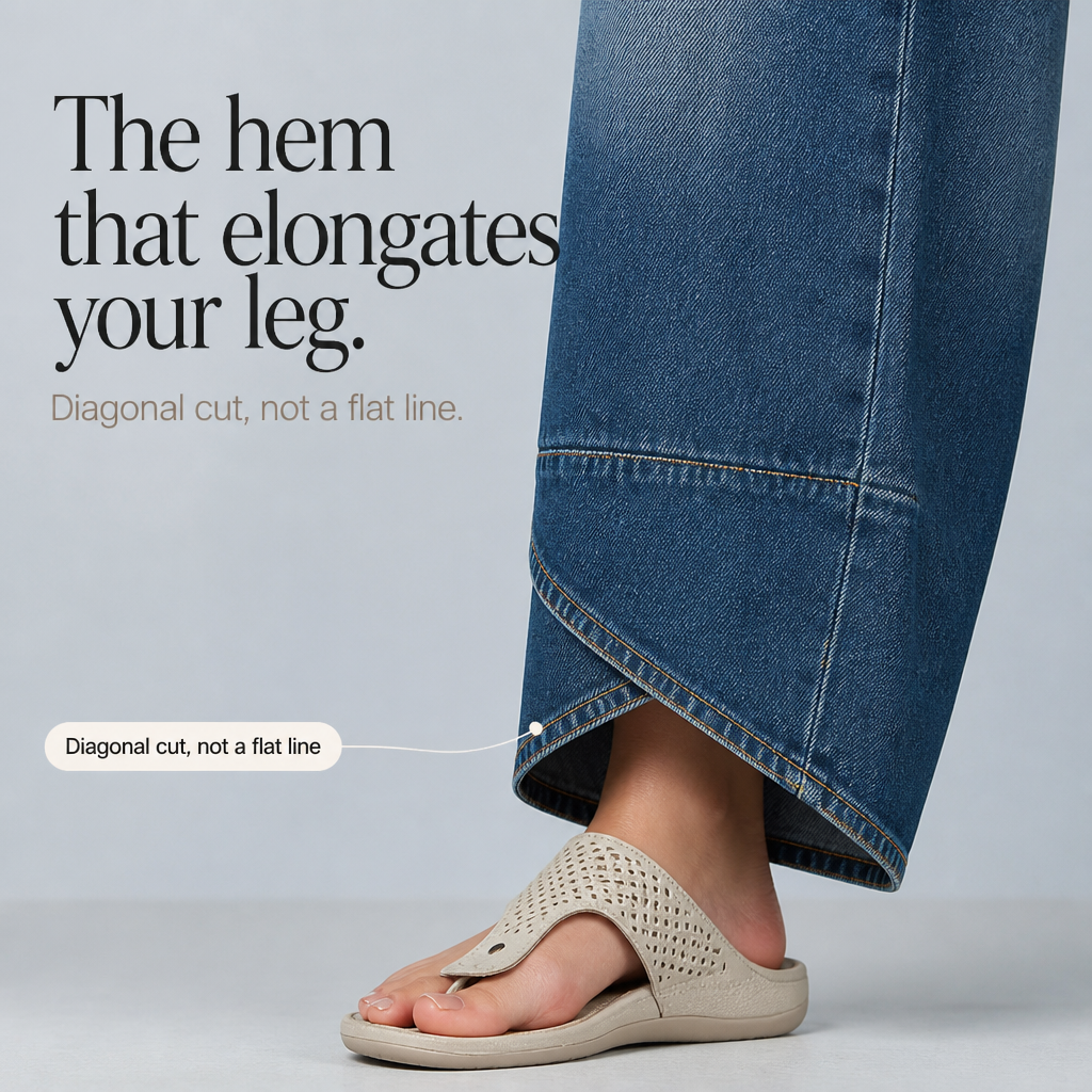 Verlace – Asymetryczne jeans z vida ben i finish på krokach
