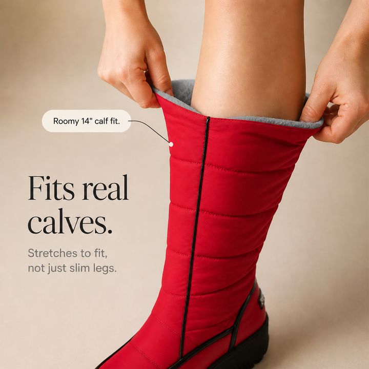 Wearbella – Boots z sztucznym foder knähöga