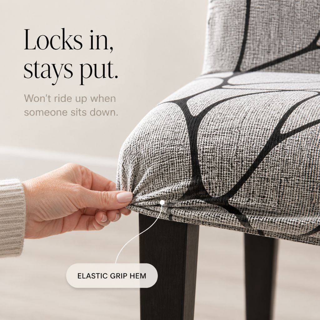 Snugchair – Elastisk överdrag på krzesło jadalniane