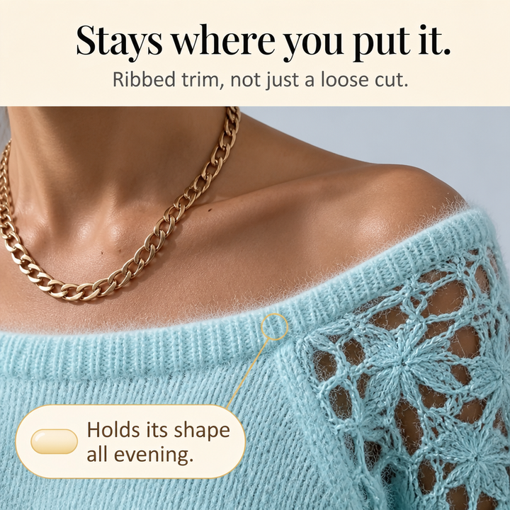Wearbella – Tröja w koronkowym stilu, som ser ut elegant, a inte zwyczajnie