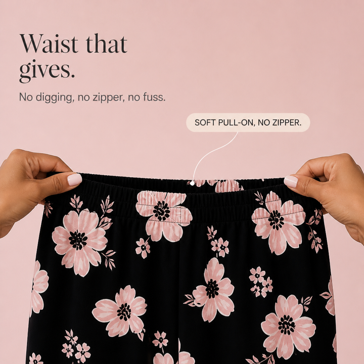Wearbella – Dwuwarstwowy Lös Top i Blommig Set z Vida ben