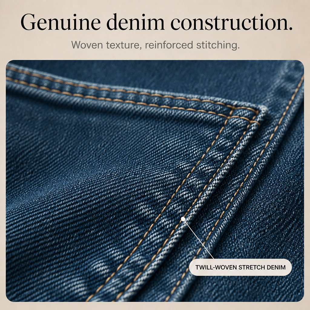 Wearbella – Jeans z elastycznym paskiem i snöre ściągającym