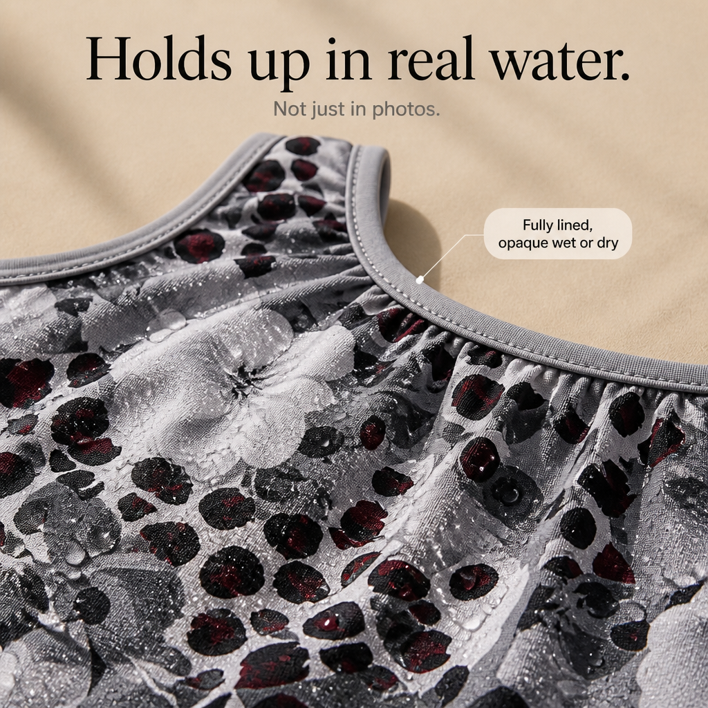 Wavelyn – Set Tankini, Som Håller Sig Z Varje Kąta