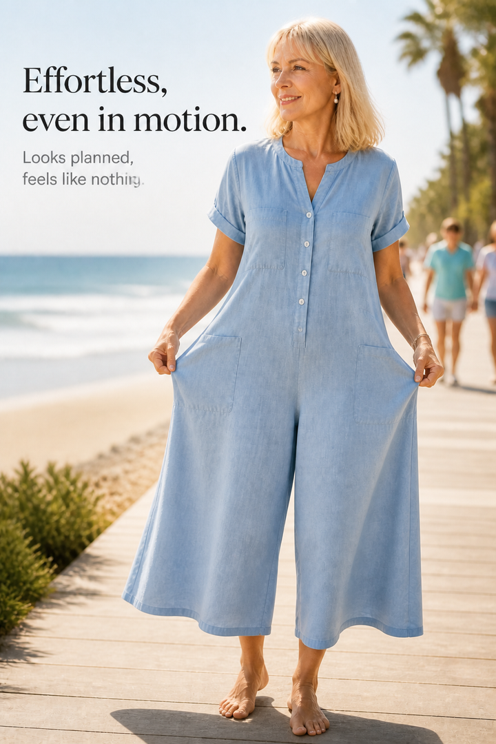 Wearbella – Lös kombinezon z vida ben i kieszeniami