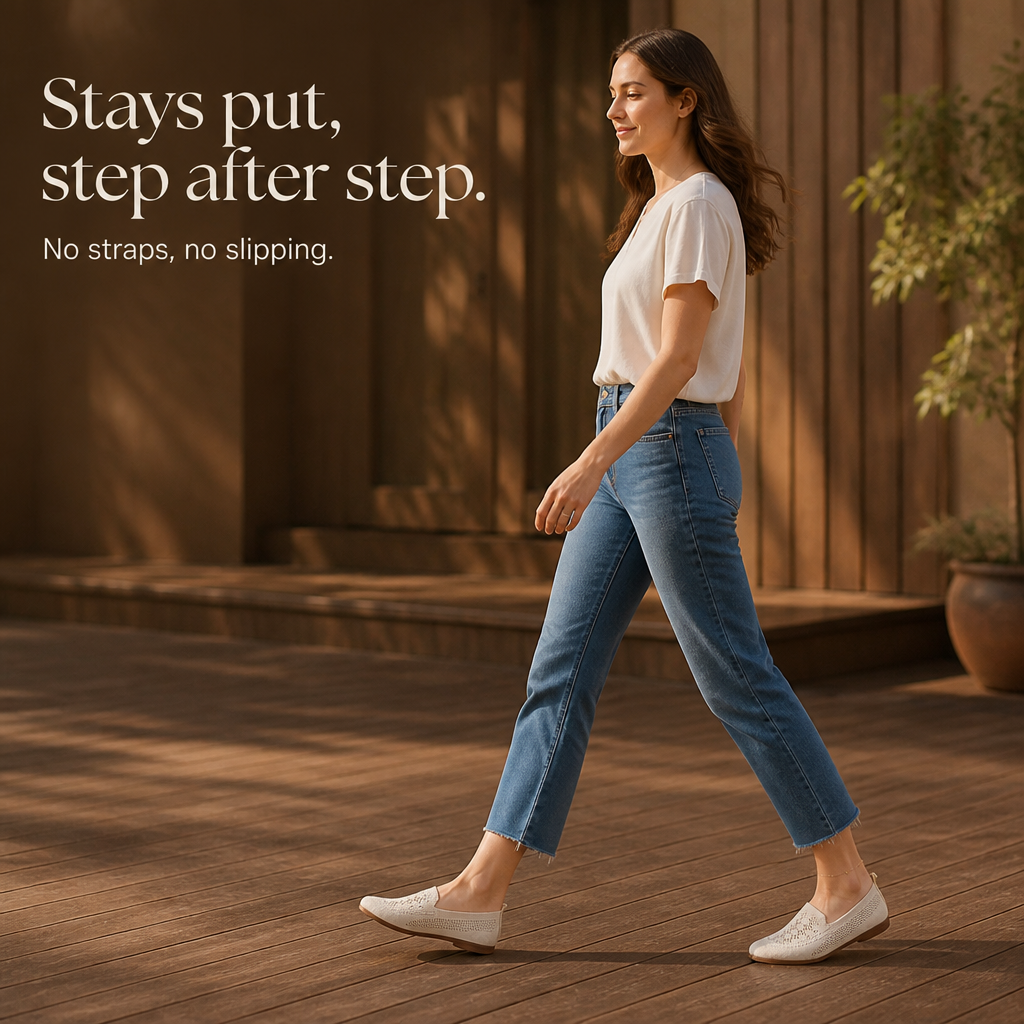 Widloom – Sneakers Slip-On z Szerokim Tå