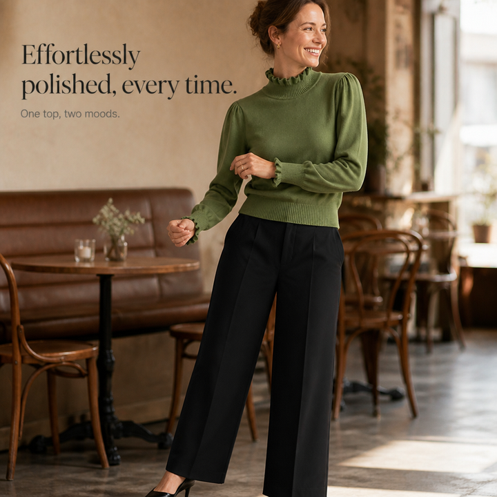 Ruffle &amp; Row – Tröja z falbaną