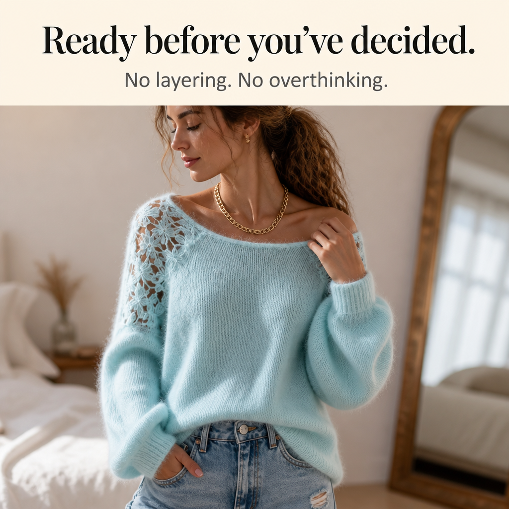 Wearbella – Tröja w koronkowym stilu, som ser ut elegant, a inte zwyczajnie