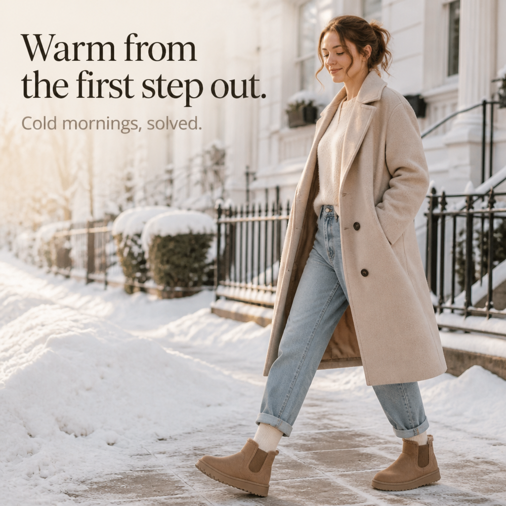 Cozywalk – Vinter Skor Slip-On med foder