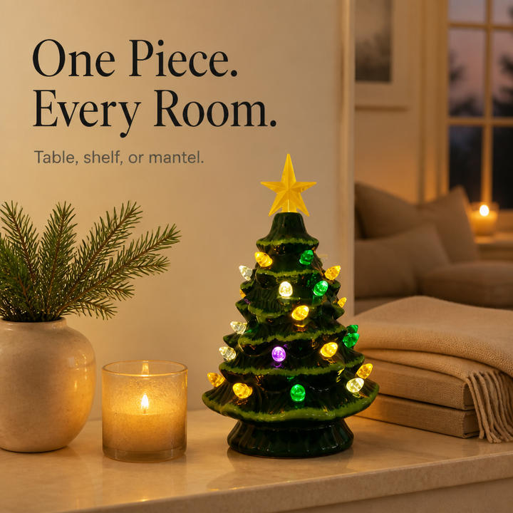 Glowmere – Oświetlone drzewko, som świeci od inomhus