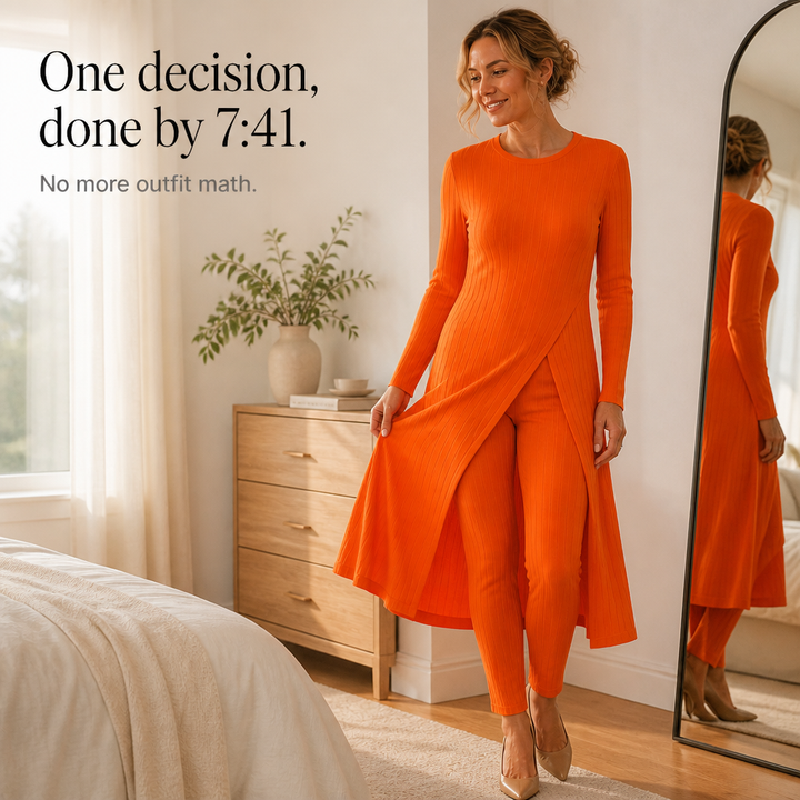 Wearbella – Set z Długim Topem i Slim Spodniami