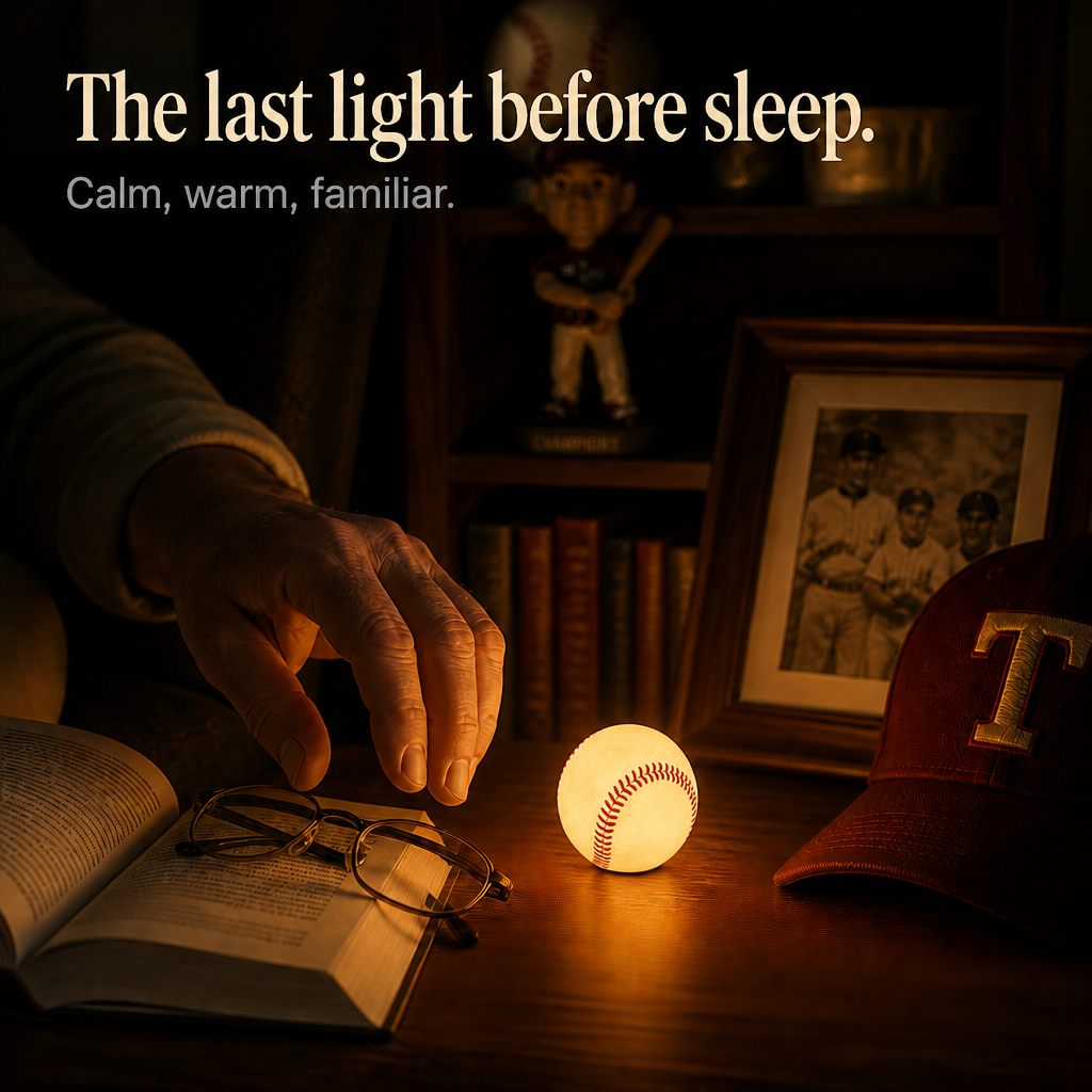 Home Plate Glow – Natt Lampa i form av Bazy Baseballowej