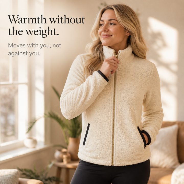 Cozyline – Kurtka z podwójnej lager z wyglądem polaru