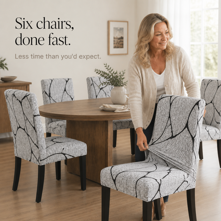 Snugchair – Elastisk överdrag på krzesło jadalniane