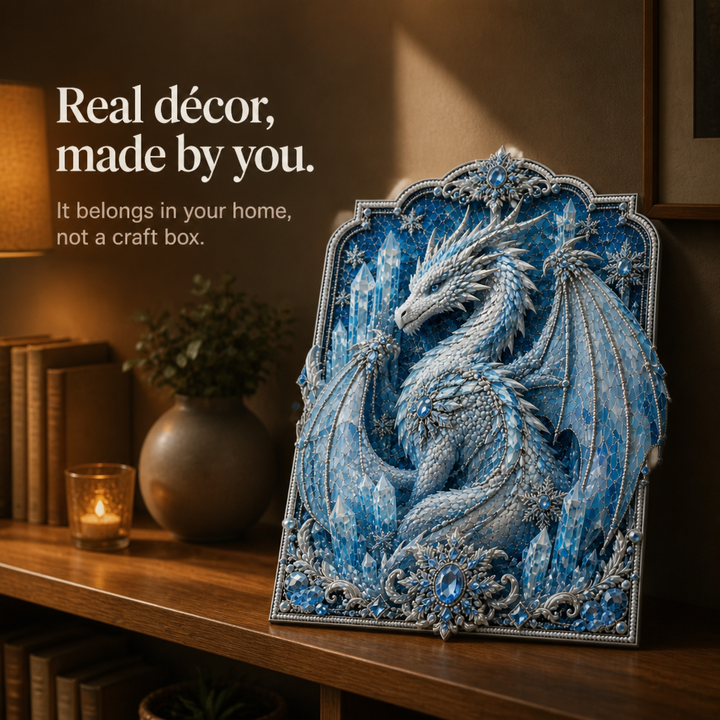 Dragonelle – Set för Sztuki Diamentowej z Kristall Smokiem 3D