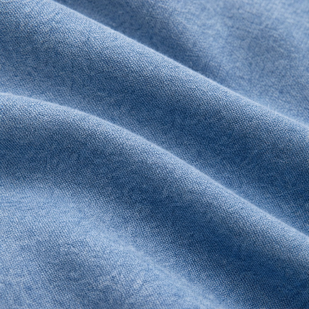 Ruffledenim – Kofta z finish falbaną w stilu dżinsowym, otwarty framtill