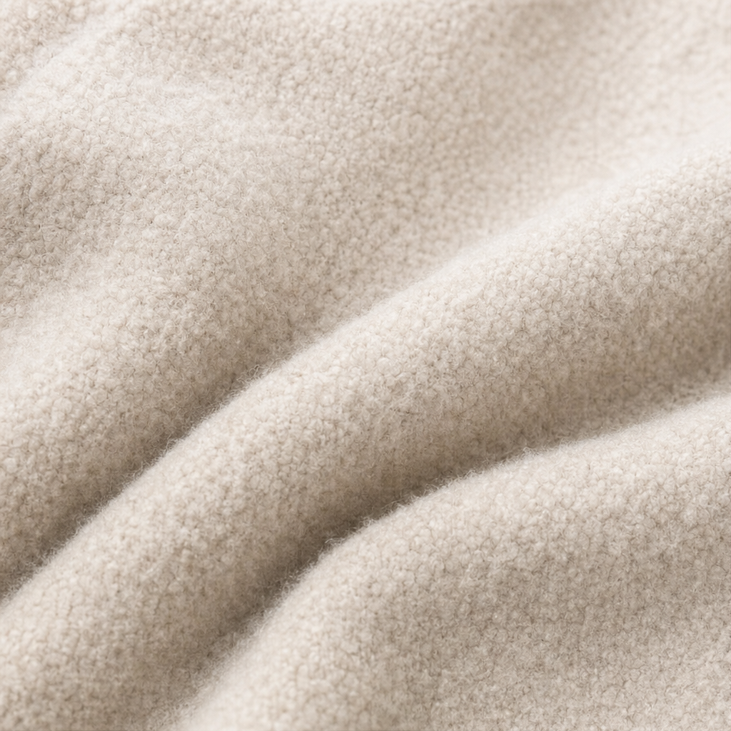 Draperie – Lång kappa z ull z otwartym przodem