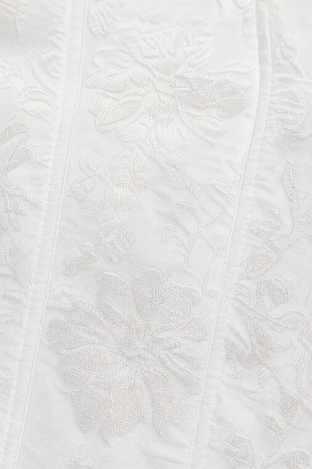 Corsetta – Blommig Top Spets z Odkrytymi Ramionami